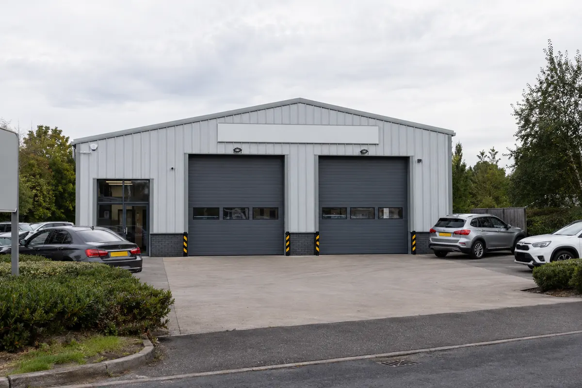 The Brockley Motor Works workshop and forecourt